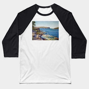 Balmoral looking towards North Head Baseball T-Shirt